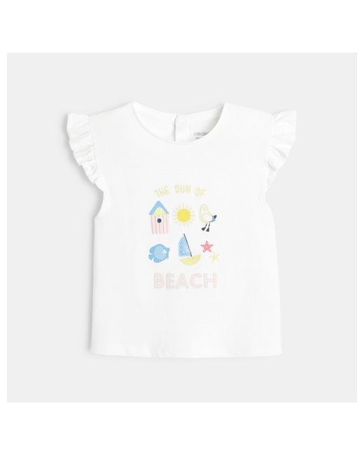 T-shirt imprimé plage