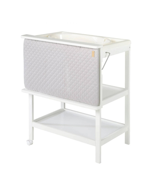 Table à langer pliable avec baignoire baby pool et matelas à langer roba
