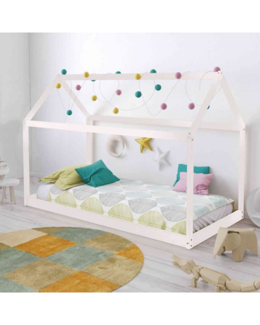 Lit cabane enfant en bois