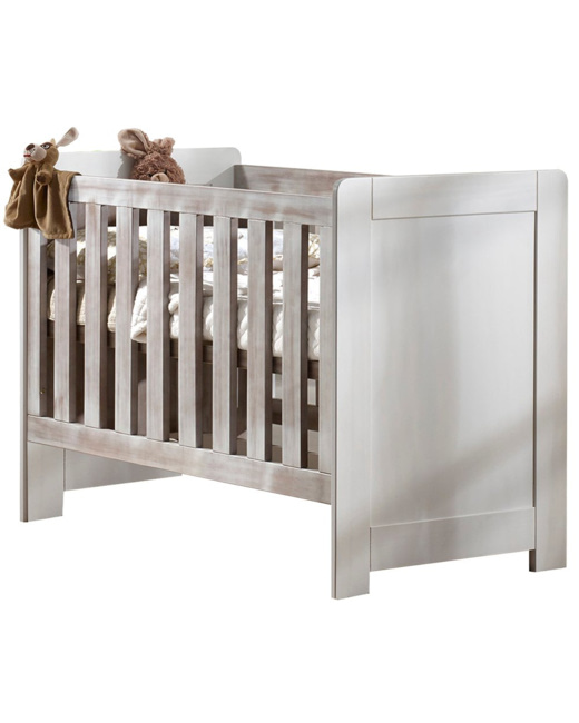 Lit bébé bois massif Lali Lin Brun 60 x 120 cm Simply Malys Duocolor MULTICOLORE La cabane de Calys