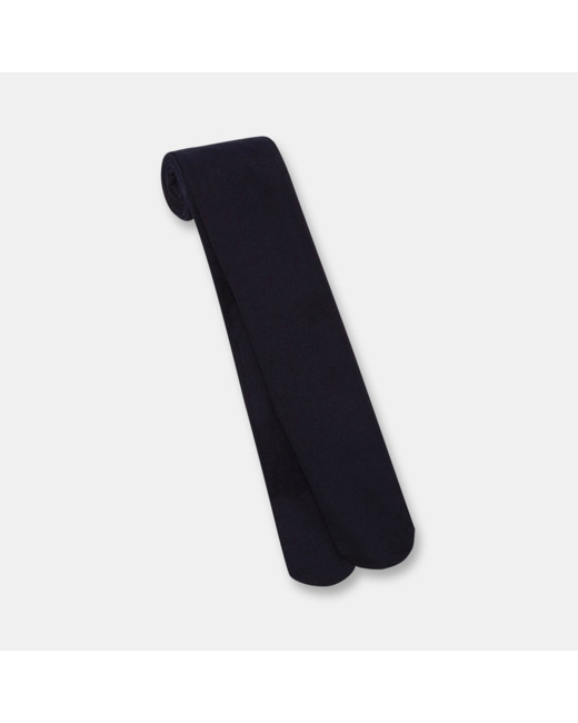 Collants microfibre unis bleus fille