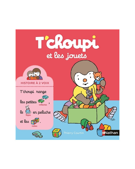 Livre T'choupi et les jouets