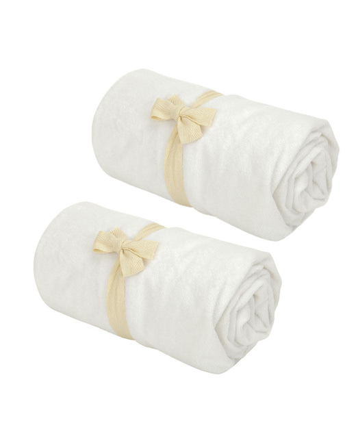 Lot de 2 alèses en viscose pour cododo 50x90 cm