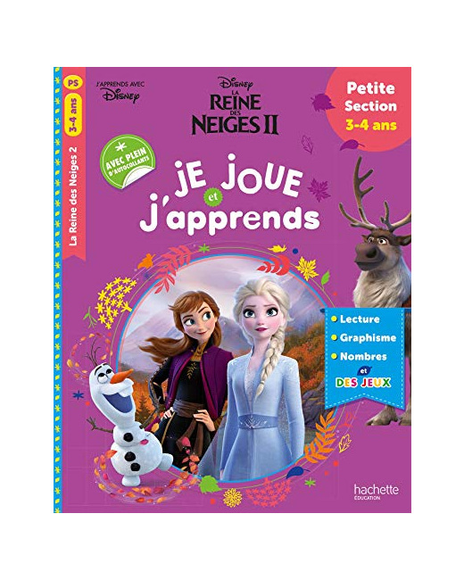 Disney - Reine des Neiges 2 - Je joue et j'apprends petite section (3-4 ans)