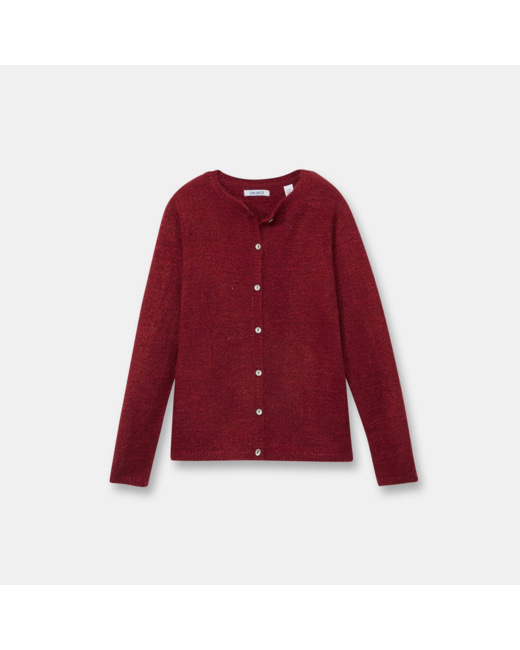 Gilet irisé violet fille
