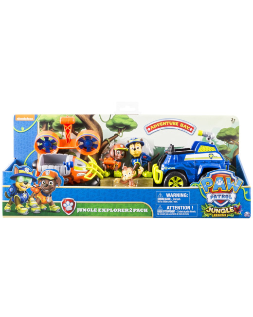Pack 2 véhicules Jungle Rescue Pat'Patrouille