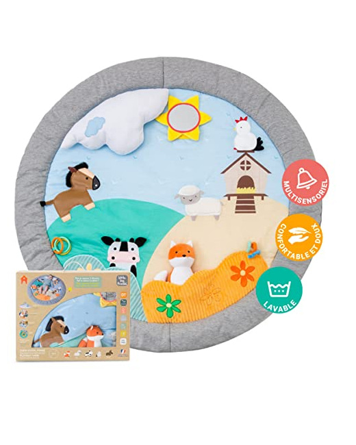 Tapis d'éveil multi-activités ferme