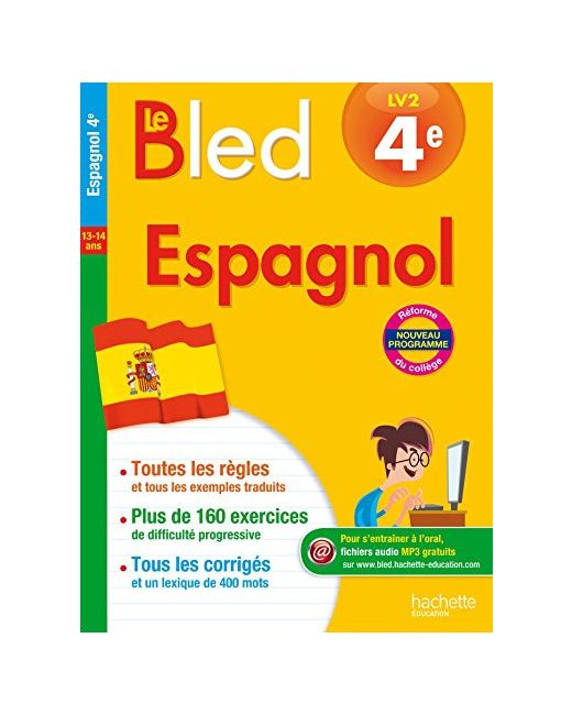Cahier Bled - Espagnol 4E