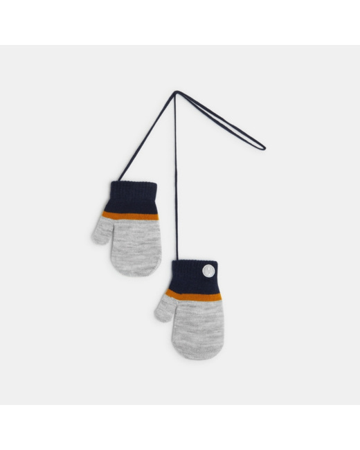 Moufles en tricot fin (lot de 2) garçon