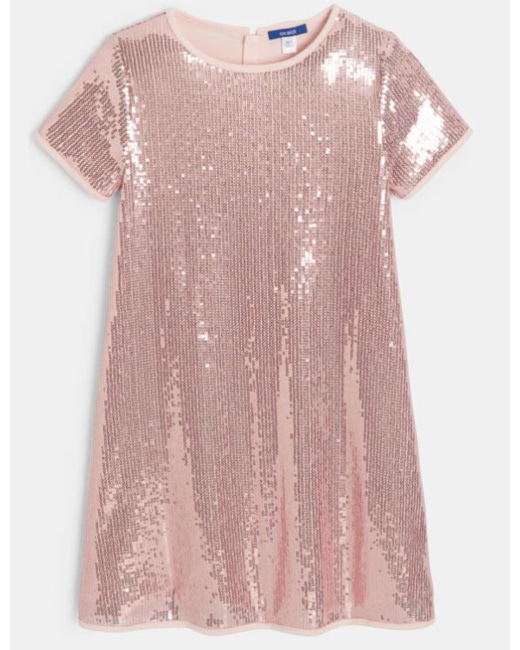 Robe à effet brocart pailleté