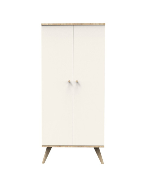 Armoire 2 portes avec pieds bois Camille