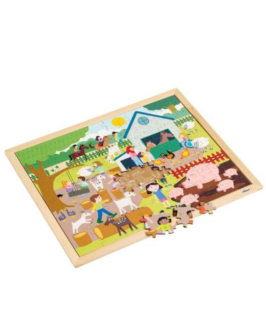 Puzzle en bois Au zoo