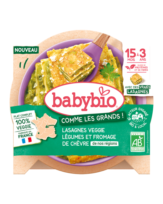 Lasagnes veggie légumes et fromage de chèvre