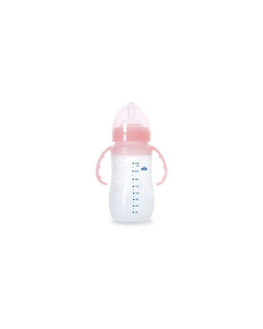 Biberon col large silicone 240 ml