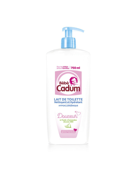 Lait de toilette nettoyant et hydratant