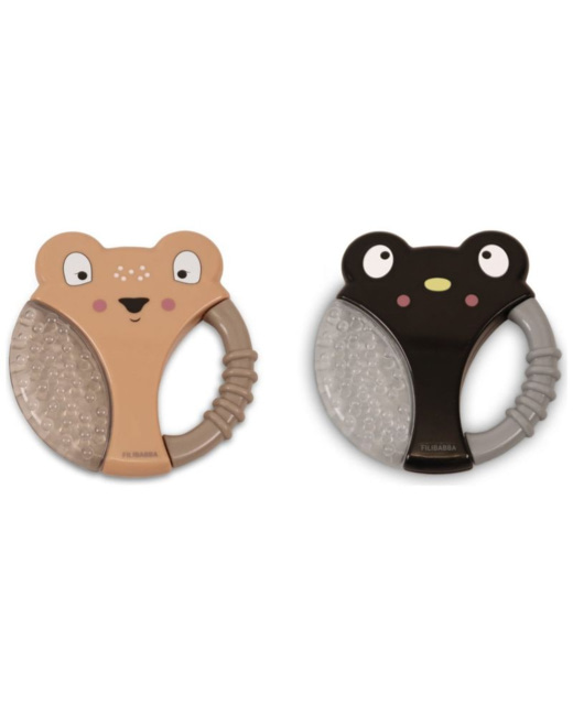Lot de 2 anneaux de dentition animaux
