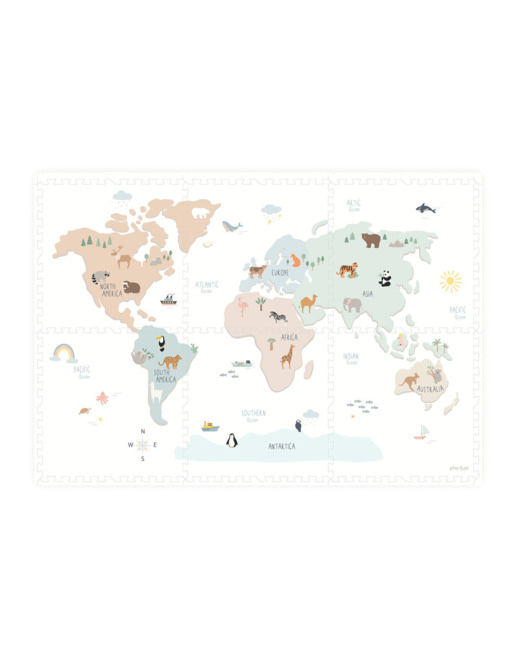 Tapis de jeu réversible 2 en 1 Eevaa World