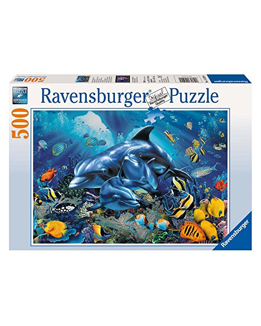 Puzzle - Couleurs de la vie du récif de corail - 500 pièces