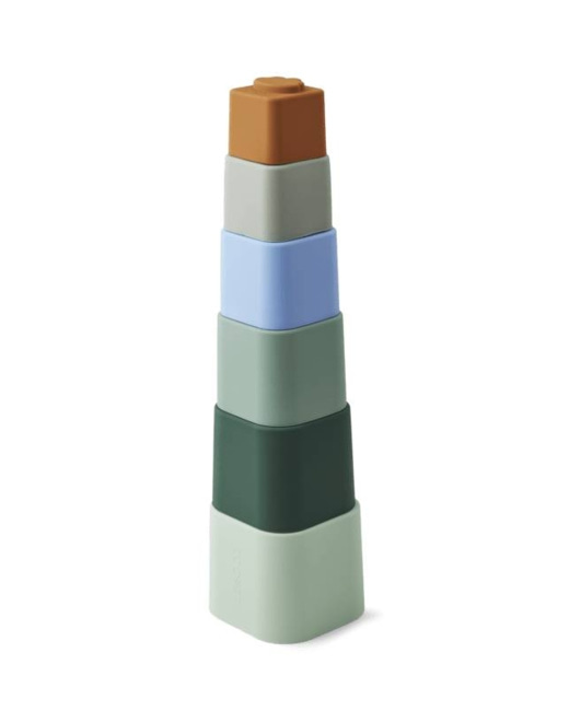 Gobelets empilables Zuzu Dove blue multi mix