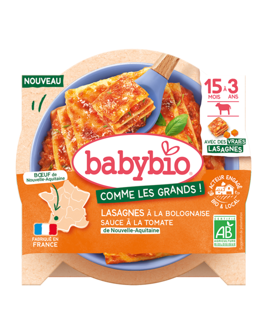 Lasagnes à la bolognaise boeuf et tomate