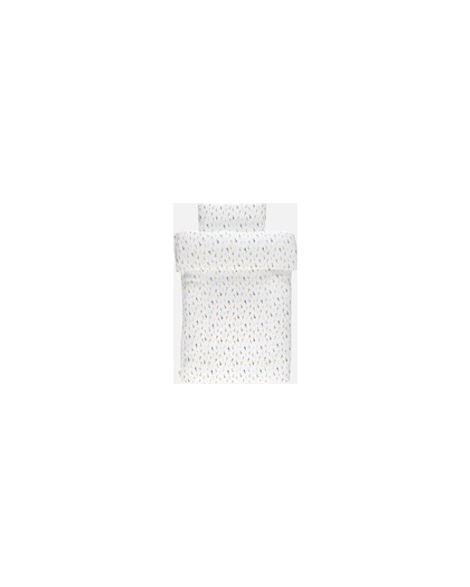 Housse de couette imprimée girafes en mousseline BIO