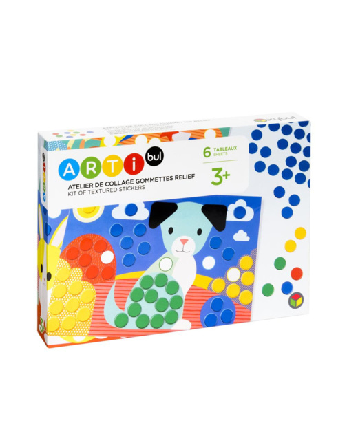 Atelier gommettes à coller animaux