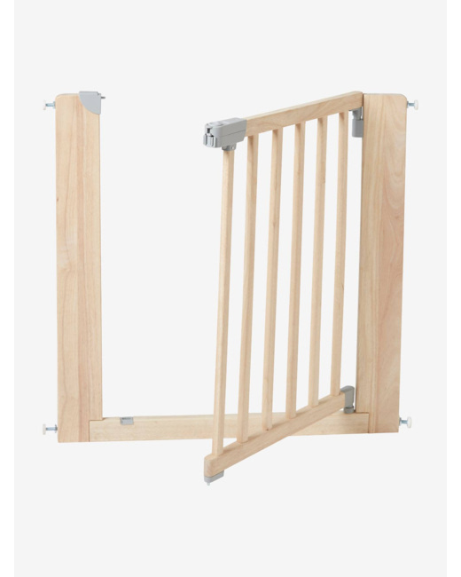 Barrière de sécurité en bois naturel