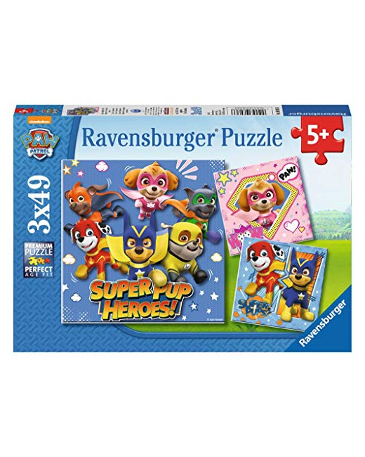 Puzzle - Paw Patrol - 3x49 pièces
