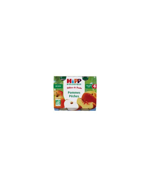 Pommes Pêches 190 g dès 4 mois