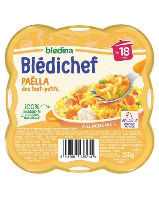 BLEDICHEF Paëlla des tout-petits