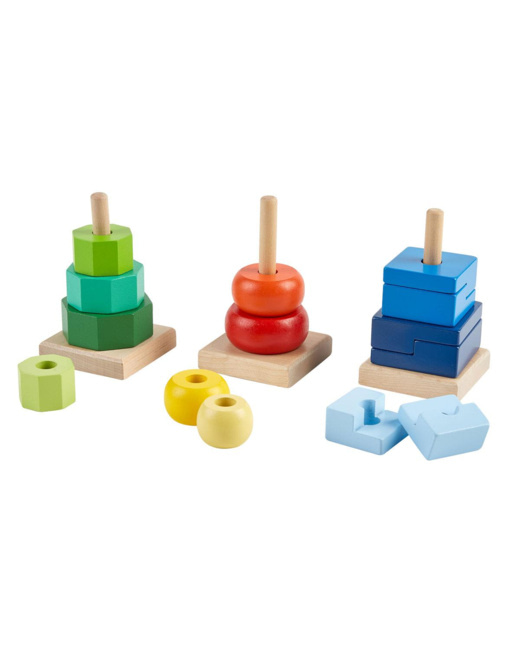 3 pyramides à empiler