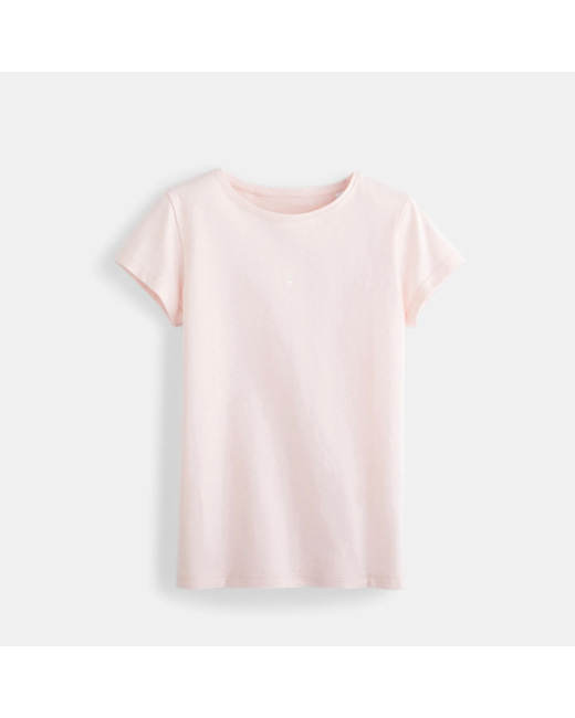 T-shirt à message rose fille