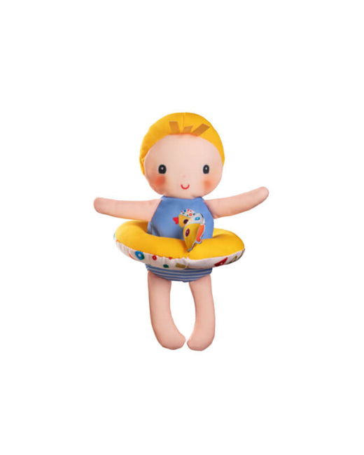 Poupée de bain en tissu Gaspard