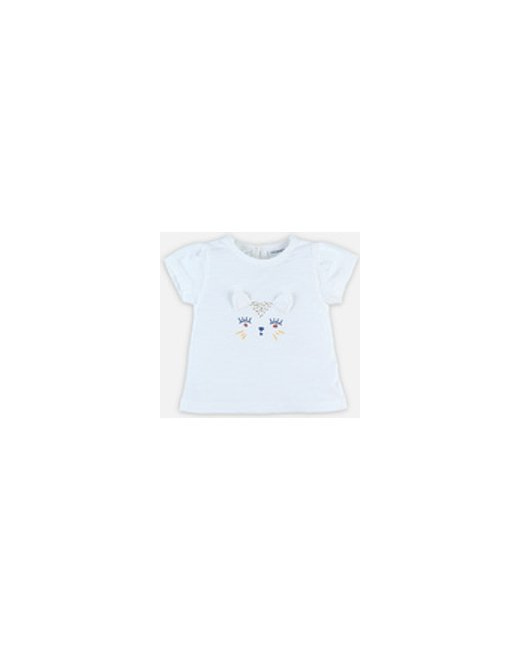 T-shirt manches courtes avec chat