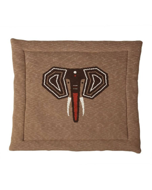Tapis de parc tricot éléphant