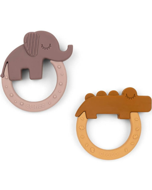Lot de 2 anneaux de dentition Deer friends