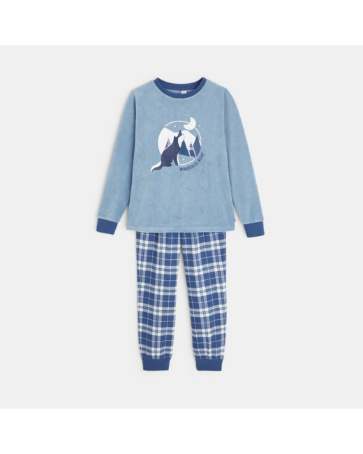 Pyjama 2 pièces "wonderful night" bleu garçon