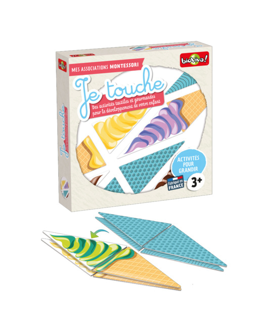 Jeu éducatif Mes associations Montessori : Je touche