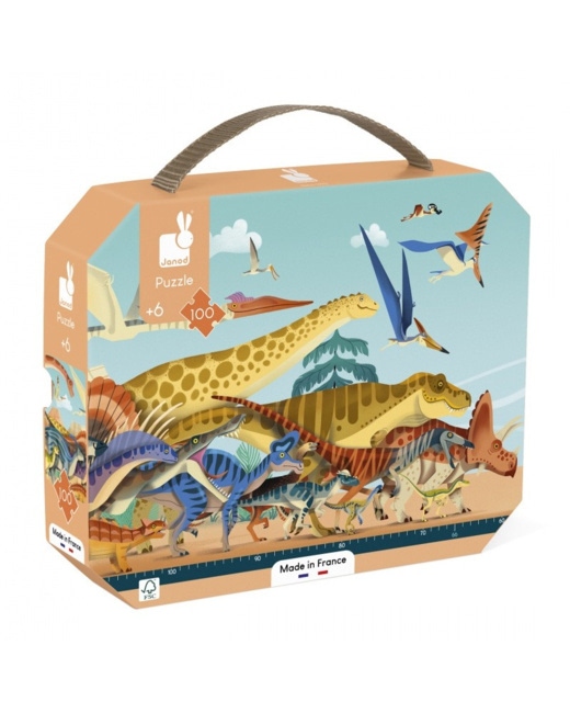 Puzzle panoramique Dino 100 pcs