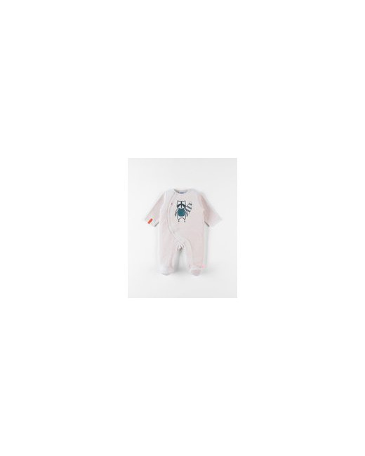 Pyjama 1 pièce raton laveur en velours