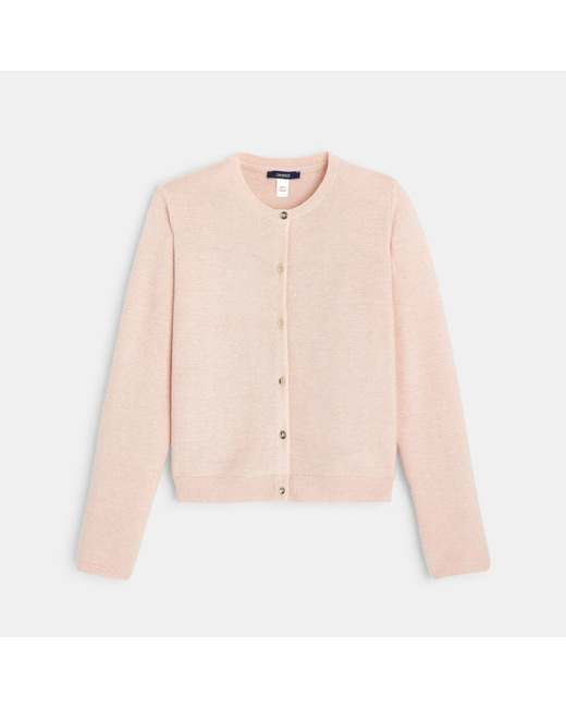 Gilet irisé rose fille