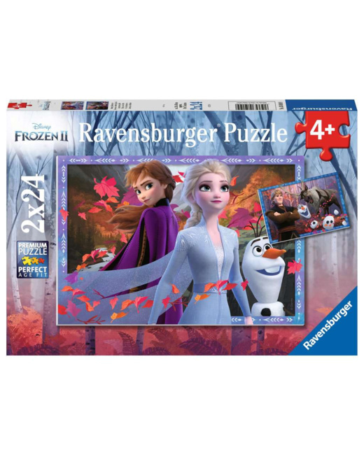 Puzzle Vers des contrées glacées / Disney La Reine des Neiges 2 - de 4 ans