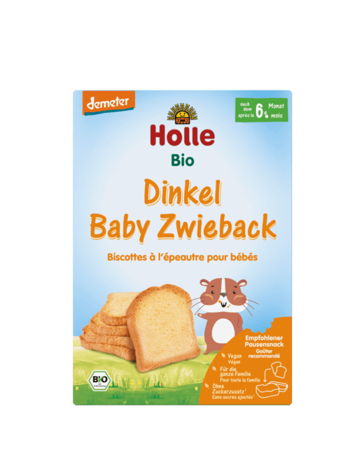 Biscottes à l’épeautre bio pour bébé
