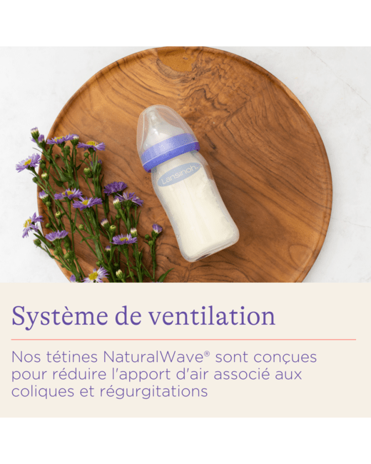 Biberon en Verre & tétine NaturalWave® 160ml