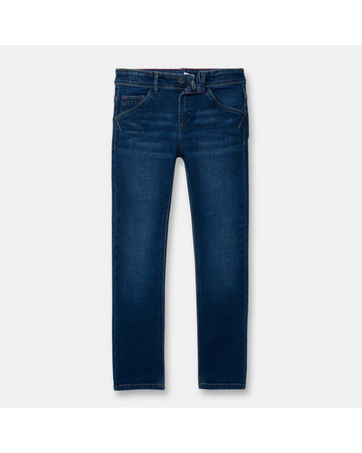 Jean slim stretch chaud bleu garçon