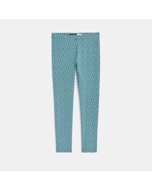 Leggings imprimés all over vert fille