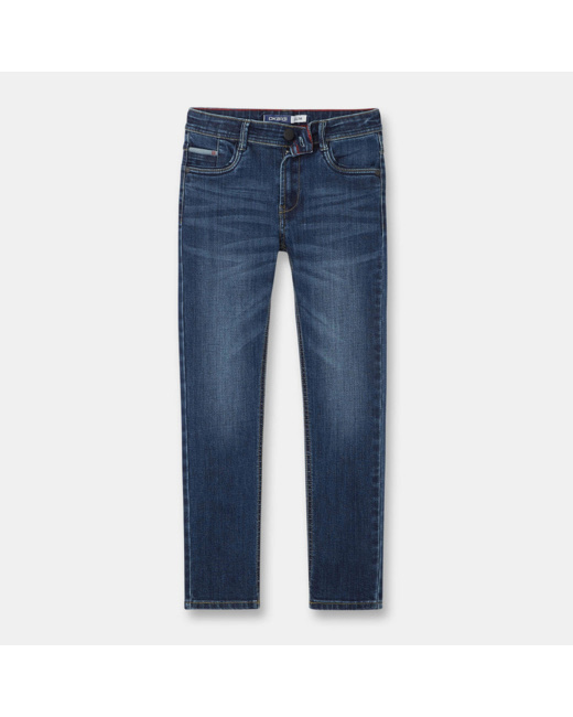 Jean slim hyper-stretch bleu garçon