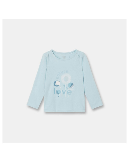 T-shirt à motif et pli au dos
