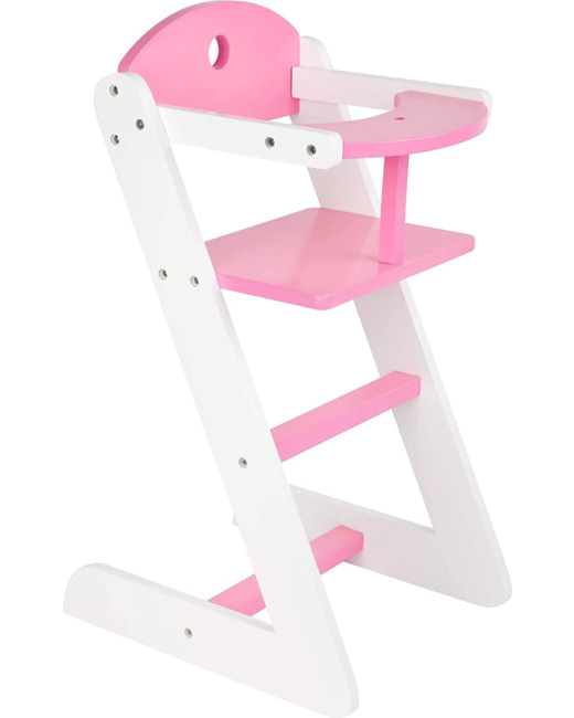 Chaise haute pour poupée 