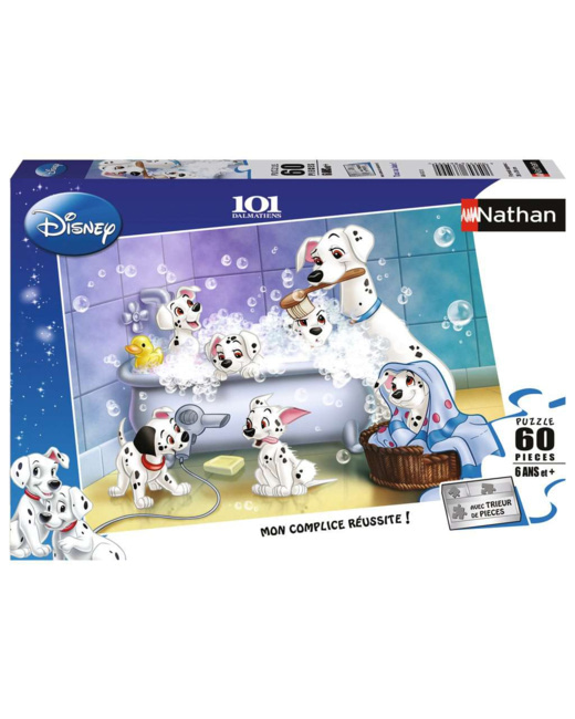 Puzzle Tous au bain ! / Disney 101 Dalmatiens - de 6 ans